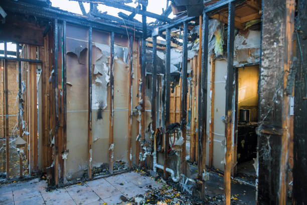 Professional Fire Damage Removal technician working in Piney Green, NC